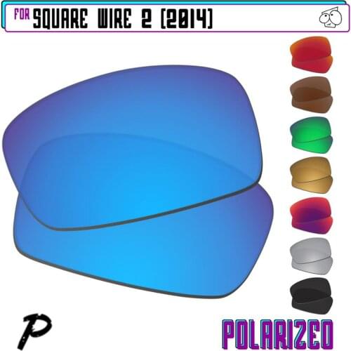 EZReplace Polarized Replacement Lenses for - Oakley Square Wire 2 (2014) Sunglasses - Multiple Options