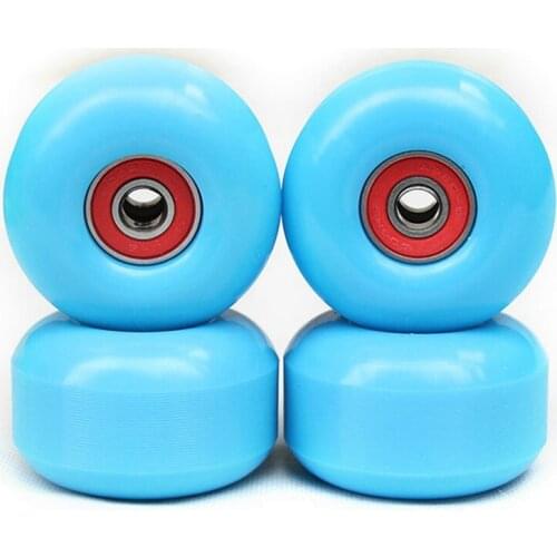 Top!-4Pcs PU Skateboard Wheels 52mmx32mm 95A High-Density 8Pcs Bearings Skate Wheel for Skateboard