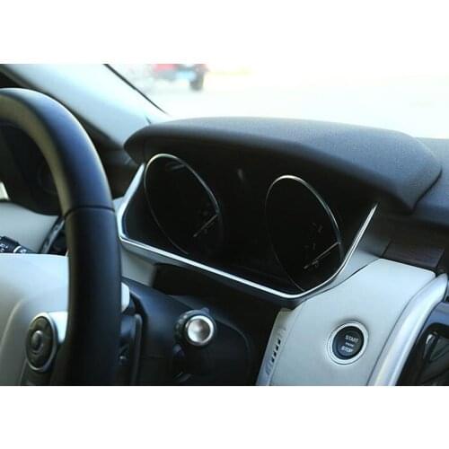 For Land Rover Discovery 5 LR5 2017 2018 2019 Car Accessories ABS Chrome Dashboard U Shape Frame Trim