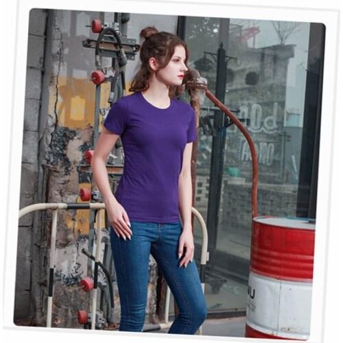 100% Cotton Womens T-Shirts Fashion Tops Female Clothing Basic Clothes For Lady Summer Sweatshirts Casual Slim Fit T-Shirts