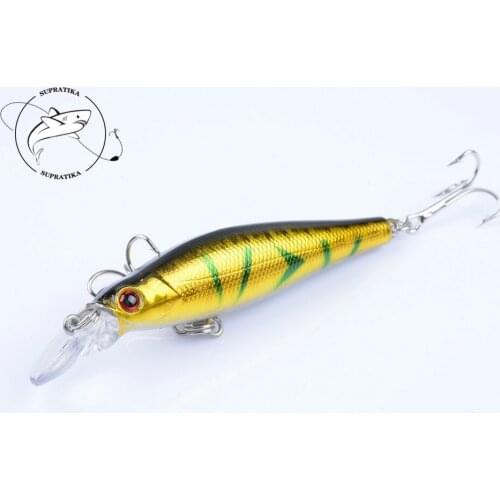 1Piece 8.5cm 8.4g Wobblers Isca Artificial Hard Fishing Bait Lures Minnow Pesca Lures With 2 Treble Hooks Crankbait