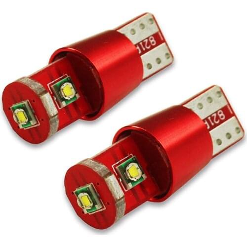 2PCS T10 3SMD Super Bright Clearance Lights White 6000K W5W 194 LED Car Lamps Bulbs