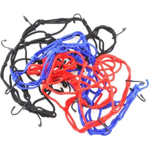 30*30cm Motorcycle Bicycle Cargo Net Helmet Rope Luggage Storage Bag Twine Blue Red Black Motorycle Net Bags Mesh