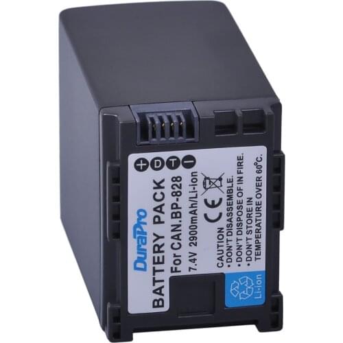 BP-828 2900mAh BP 828 Batteries for Canon VIXIA GX10, XF400, XF405 HFG20, HFG30, HFG40, HFM41, HFM400, HFS21, HFS30