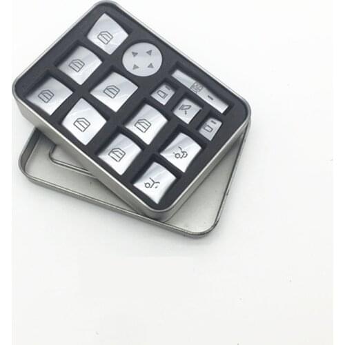 Car Window Glass Lifting Buttons Sequins Cover Trim 14pcs For Mercedes Benz CLA C117 GLA X156 A B Class Interior Accessories