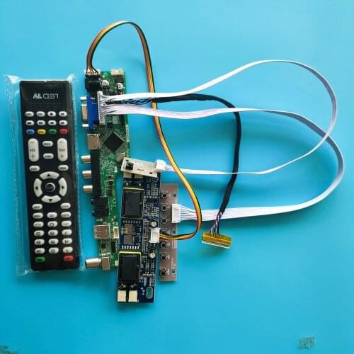 Kit for M170EG01 LED LVDS HDMI 4 lamps Controller Board 1280x1024 VGA Remote LCD AV TV 30pin USB Panel Monitor Screen Audio 17"