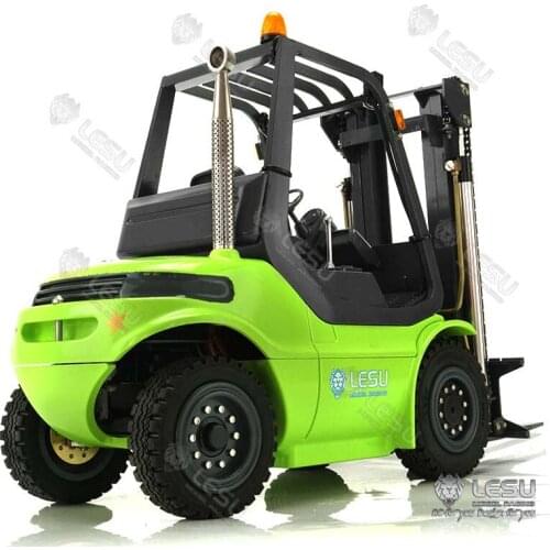 LESU 1/14 Linde Hydraulic RC Forklift Remote Control Transfer Truck Model With Pump Motor Painted Sound ESC THZH0779-SMT5