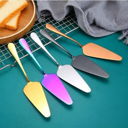 Stainless Steel Serrated Edge Cake Server Shovel Cutter Spatula Pastry Tools For Pie Pizza Cheese Cake Dessert Splitting Knife