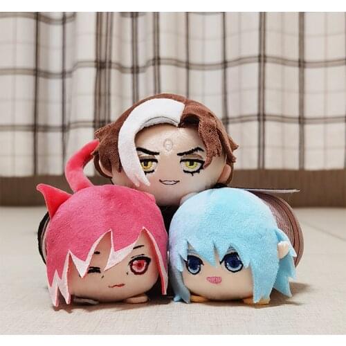 Final Fantasy XIV FF14 Soft Plush Stuffed Keychain Doll Haurchefant Greystone Emet-Selch G'raha Tia Cartoon Toys Bag Pendant