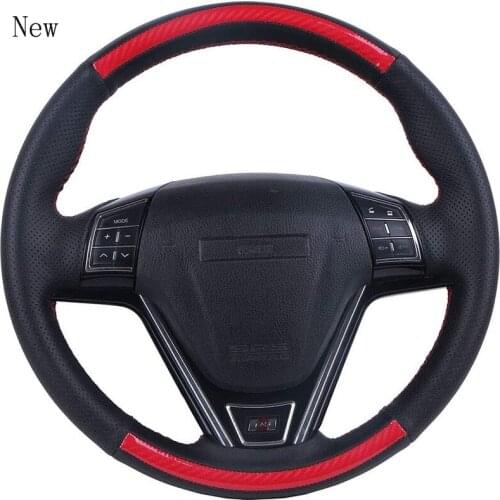 For Infiniti G37 G35 EX35 EX25 EX37 Q60 QX50 Q40 IPL G DIY Customization Genuine Leather Car Steering Wheel Cover Set