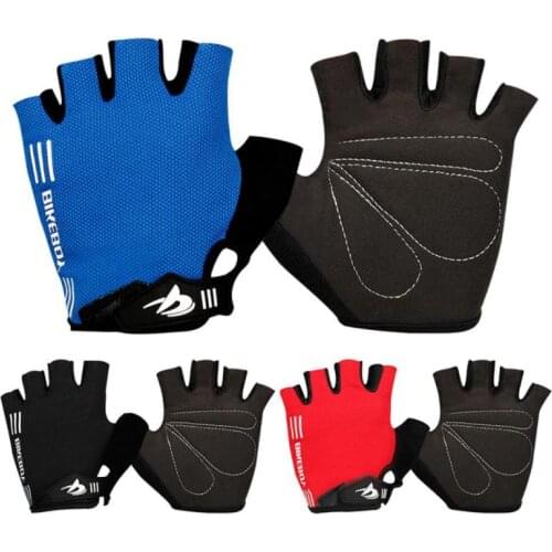 Half Finger Gloves For Bicycle Riding Gloves Outdoor Sports Gloves Anti-skid Shock Absorption Bicycle Accessories