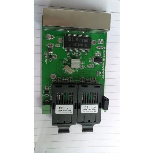 Optical Transceiver Board Single Mode Dual Fiber Optical Transceiver Motherboard SC 12V