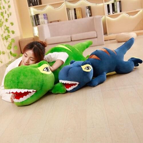 1pc 60-110CM Cute Tyrannosaurus Dinosaur Plush Toys Stuffed Animal Dolls for Children Boys Dino Pillow Creative Birthday Gifts