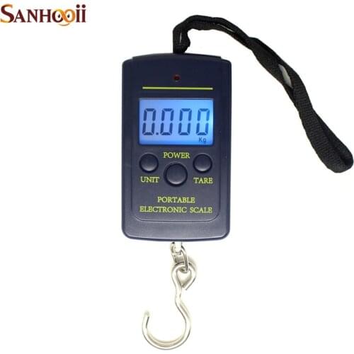 Portable 40kg/10g Mini Portable Electronic Scale Weight Luggage Scale Digital Travel Hanging Hook Scale Gadgets ZM56