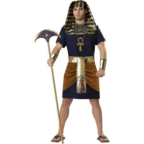 Fancy Cosplay Dresses New Adult Womens Sexy Halloween Party Ancient Egypt Pharaoh Costumes Outfit Size M With Hat