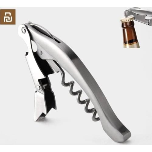Youpin Circle Joy Stainless Steel Sommelier Knife Professional Wine Opener Multi Portable Wine Screw Openers Bottle Opener Tools