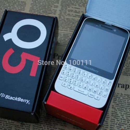 BB Q5 unlocked Original Blackberry Q5 Mobile Phone Dual Core 2.0 MP+ 5.0MP 2GB RAM QWERTY Keyborad , Free shipping