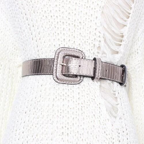 Fashion Womens Belt Horsehair Female Belts Pants Jeans Belt Girl Autumn Winter Dress Accessories SW98