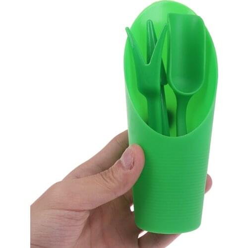 4psc Sowing Succulents Transplant Seedlings Planted Tool Bonsai Fertilizer Drilling Device Garden Planter Kit DIY Accessories