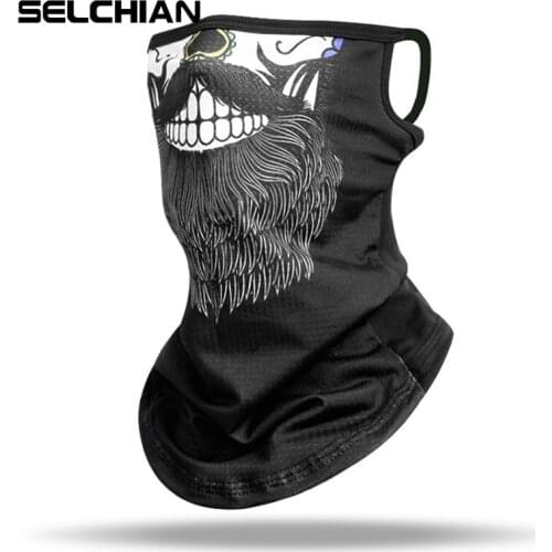 Ice Silk Mesh Scarves Hang Ear Triangle Bandana Neck Cover Gaiter Breathable Sport Cycling Running Tube Scarf Men Women