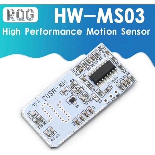 High Performance Motion Sensor HW-MS03 2.4GHz to 5.8GHz Microwave Radar Human body induction PIR switch Module for Arduino Diy