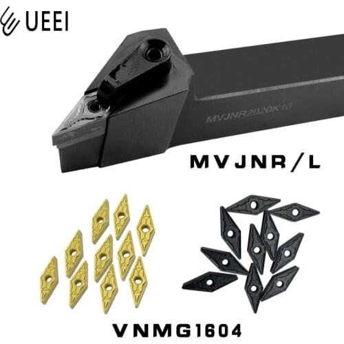 1pcs CNC Tool Holder MVJNR1616H16 MVJNL1616H16 with 10PCS Carbide inserts VNMG160404 VNMG160408 Lathe tool turning insert