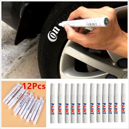 1pcs Marker Waterproof Lasting White Markers Tire Tread Rubber Fabric Paint Metal Face Toyo Paint Marker Pen