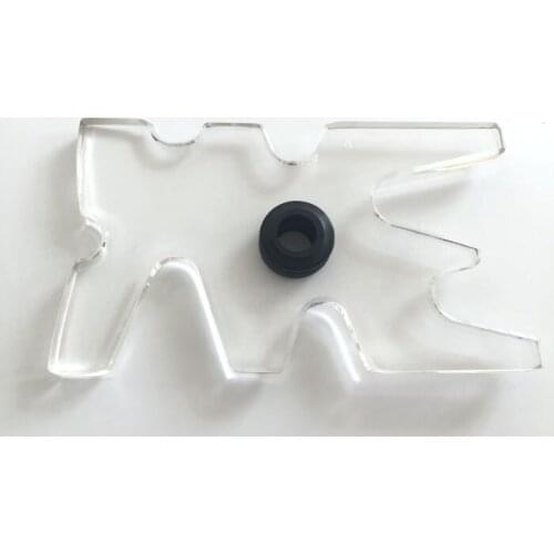 1pc NEW Transparent Acrylic Billiards Pool Cues Rest Head PMMA TV Ball Dediceted Spider Rest Head Billiards Accessories