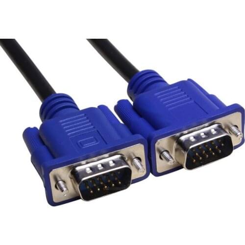 10pcs 1080P SVGA MALE to VGA MALE Adapter Converter Extension MONITOR Cable cord