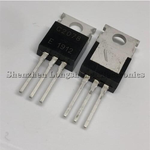 10PCS/LOT New 2SC2078 C2078 E TO-220 Power Transistor