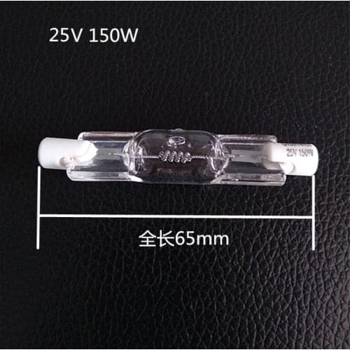 25V150W R7S double-ended iodine tungsten lamp , JPD25V-150WG1 dental halogen bulb 25V 150W