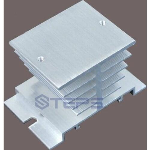 5PCS/lot single-phase solid state relay radiator SSR10A 25A 40A Aluminum heat sink radiator 50X50X80mm