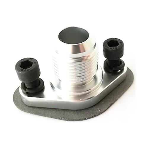 Aluminum AN12 Turbo Oil Drain Adapter Return Flange For T3 T4 T04E T04B T60 T70