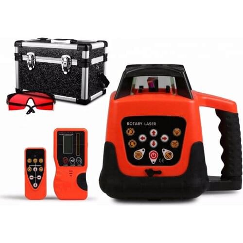 VEVOR Automatic 500m Range Self-leveling Rotary Red Laser Level with Tripod and 5m Staff