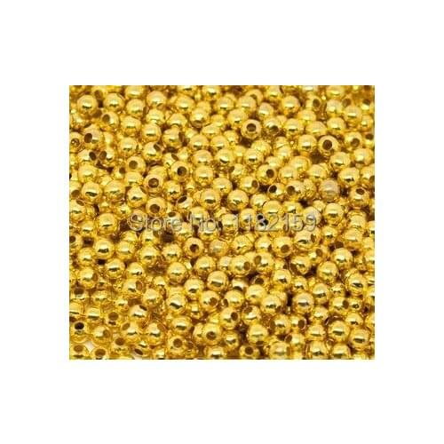 Free Shipping Wholesale 5000pcs Smooth Ball Spacer Beads 3mm Dia. For Jewelry Making Craft DIY
