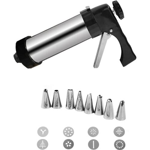 Biscuit Maker Cookie Gun Machine Cookie Making Cake Decoration Press Molds Pastry Piping Nozzles Cookie Press Kit