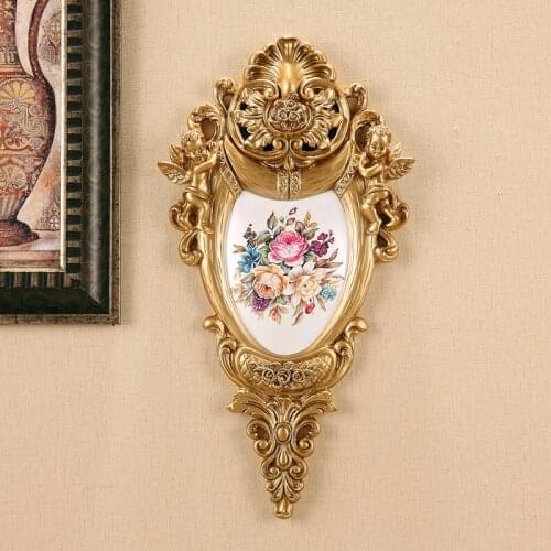 European Resin Wall Murals Crafts Wall Hanging Ornaments Decoration Home Diningroom Porch Sofa Wall Background Accessories Art