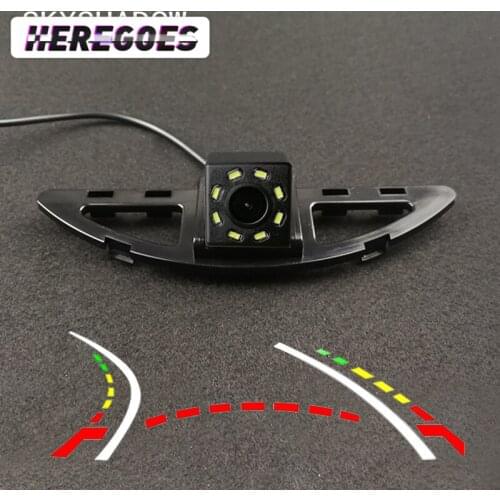 Fisheye 4 8 12 led dynamic Wireless Car CCD Night Vision Rear Camera For Honda City Ballade 2011-2014