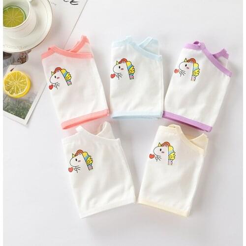 3pcs Young Girls Wireless Bra Solid Color Puberty Training Underwear 8-16 years old bras for girls