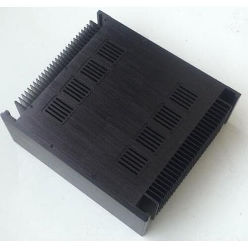 432*150*391mm 4315A Silver and black All aluminum amplifier chassis Class A amplifier case AMP Enclosure case DIY box