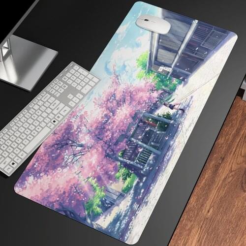 XXL Beautiful Cute Printing Mouse Pad Gaming Desk Pad Anime Pad Computer Player Mouse Pad PC Keyboard Mats For Sakura Series