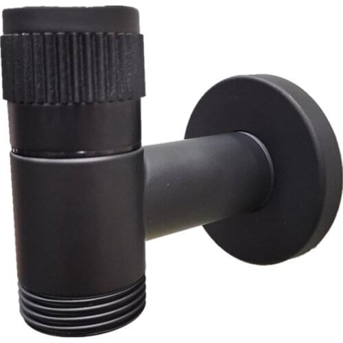 Brushed/Black Bibcocks 3/4' Washing Machine Faucet 304 Stainless Steel Wall Mounted Cold Bibcock Home Garden Cold