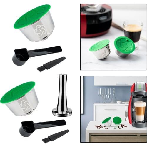 STAINLESS STEEL Metal Reusable Coffee Capsule Compatible with Dolce Gusto Machine Refillable Filter Dripper