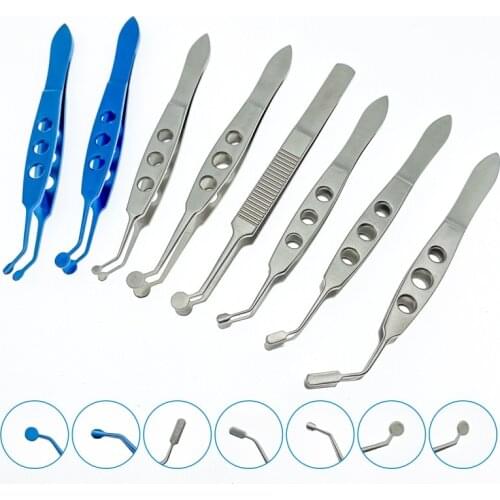 Ophthalmic eyelid massage forcep eye plastic surgery Tweezers Ophthalmic Surgical Forceps