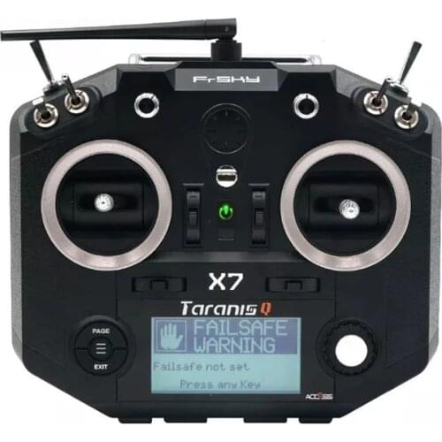 Brand new Black white color FrSky ACCST Taranis Q X7 QX7 2.4GHz 16CH Transmitter