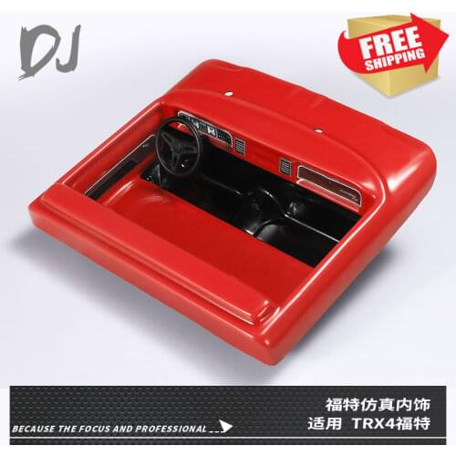 RC Model car DJ scaled trax TRX4 ford clear Simulated interior