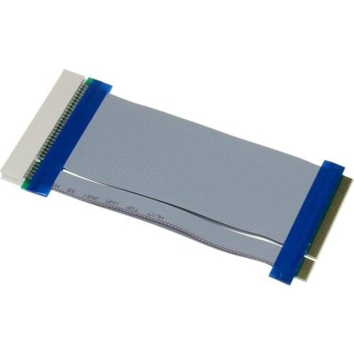 Modern 32 Bit Flexible PCI Riser Card Extender Flex Extension Ribbon Cable extender Computer Phone , Oct09