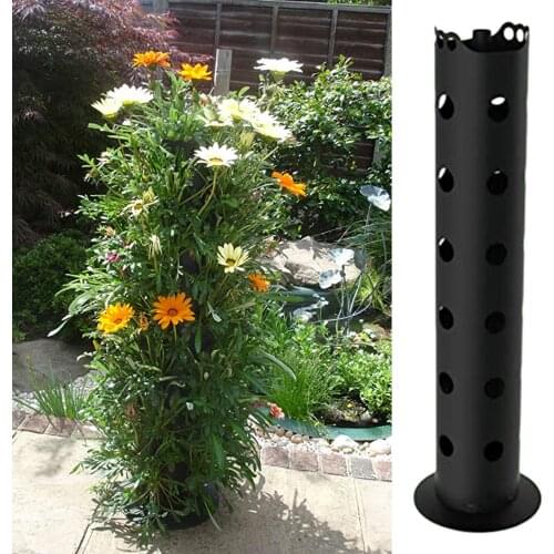 Standing Flower Tower Hanging Hole Garden Plant Container