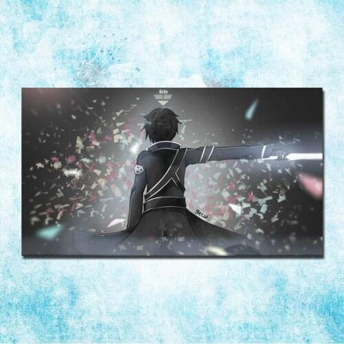 Sword art Online Hot Anime Art Silk Poster Canvas Print 13x24 24x43 Inch-002