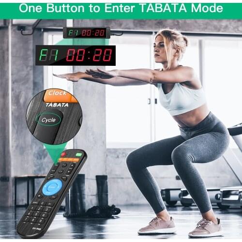 Gym Timer Programable Remote control LED Clock timer Interval Timer Clock Crossfit sports training clock
